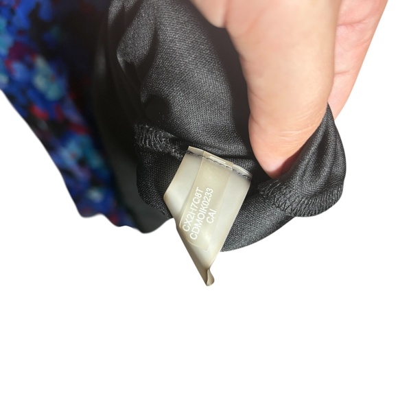 Calvin Klein Women's Plus Size  Floral Printed High-Low Shift Dress Size W20/2X - Picture 10 of 12